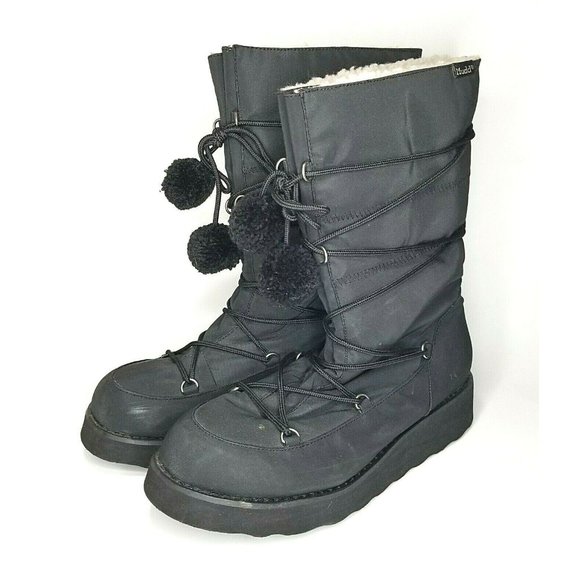 Mudd Shoes Vintage Womens Mudd Y2k January Insulated Boots Black Sz Puffer Winter Boots